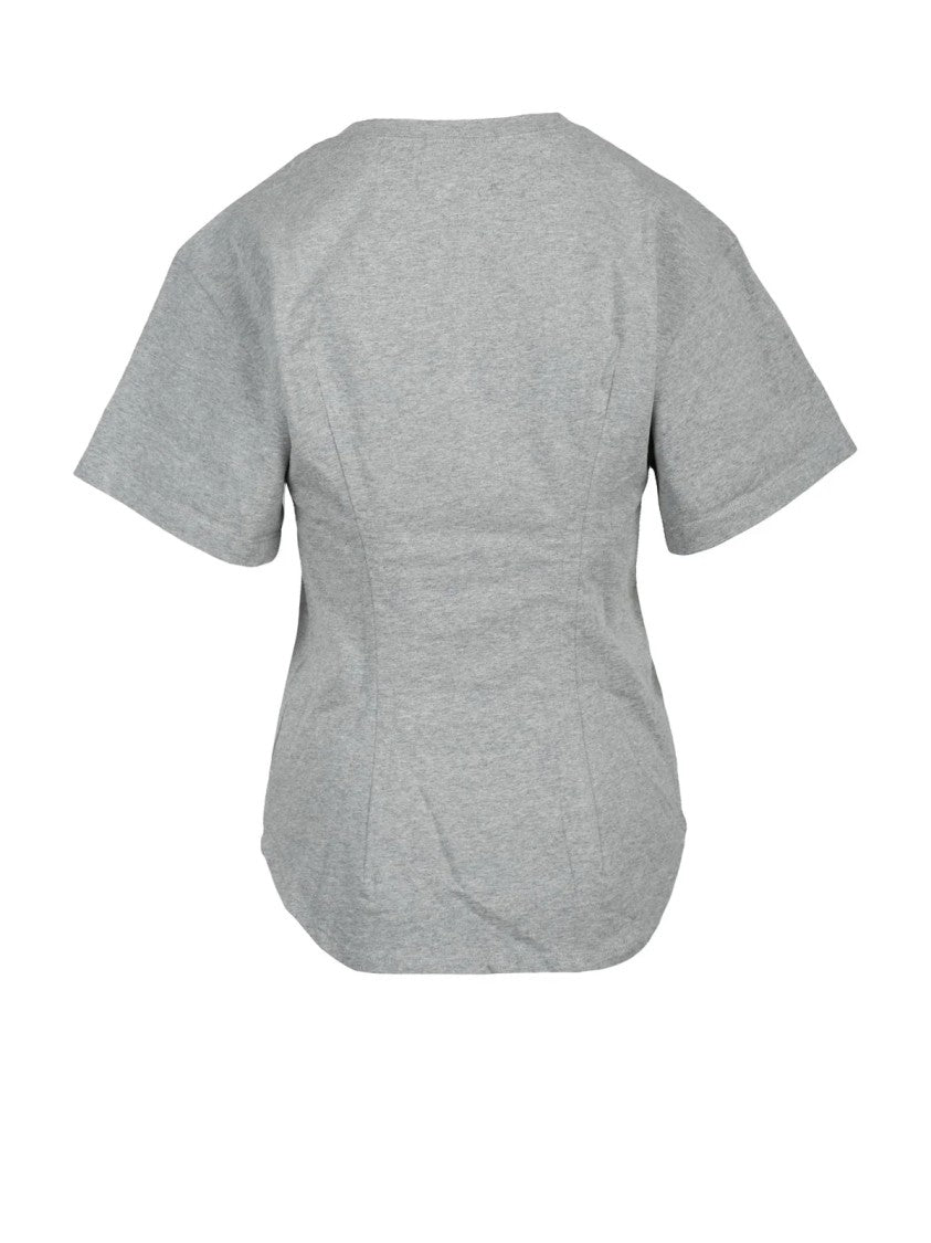 Isabel Marant Grey Cotton Men's T-Shirt