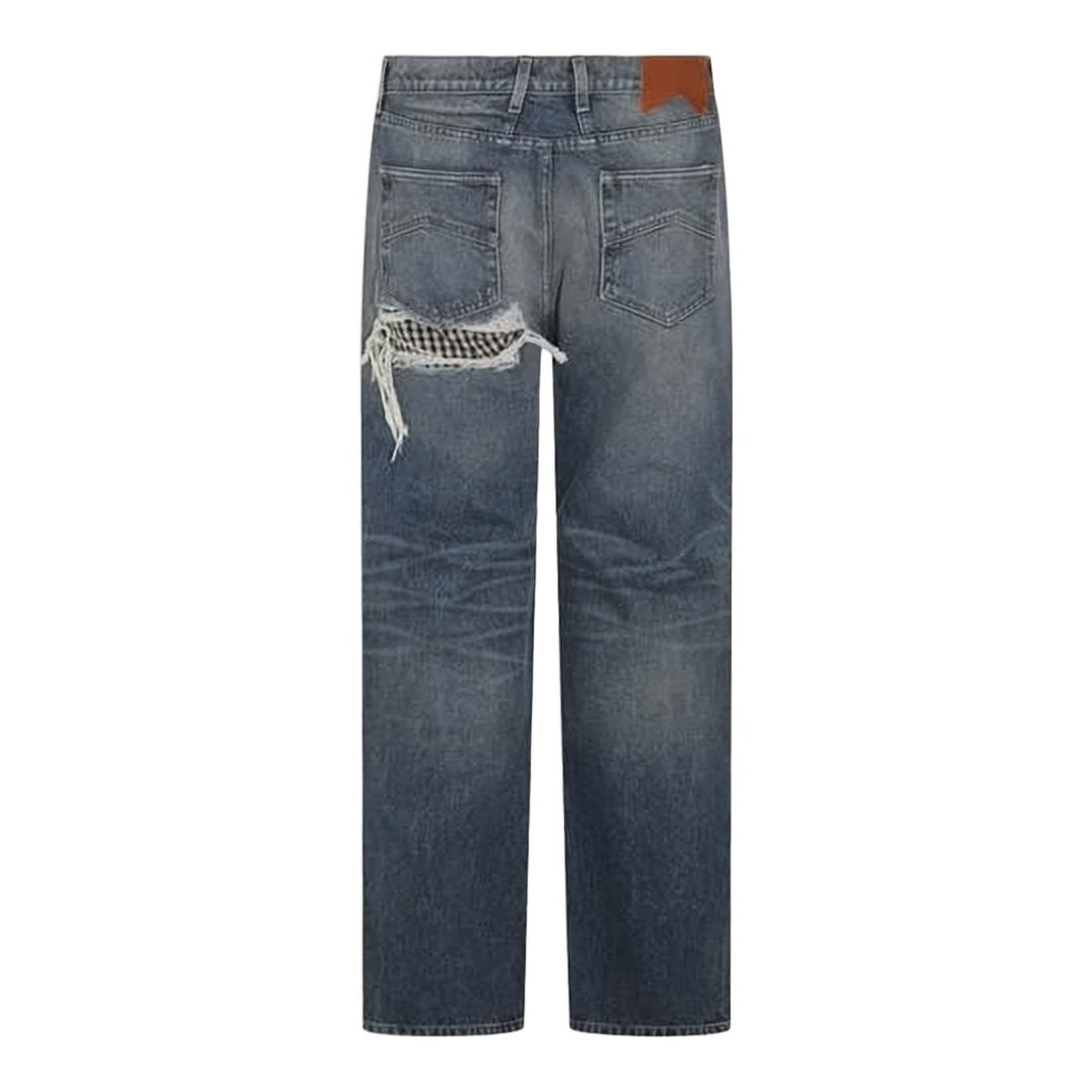 Rhude Distressed Relaxed-Fit Denim Pants