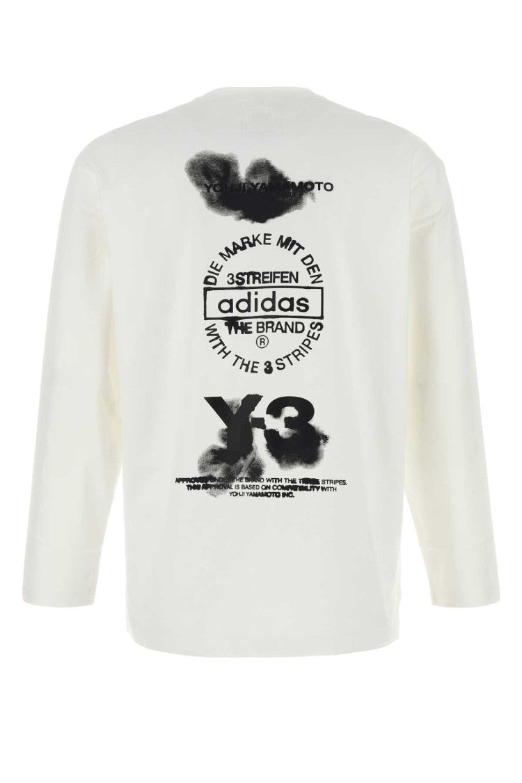 Y-3 Yamamoto White Cotton Oversize T-Shirt
