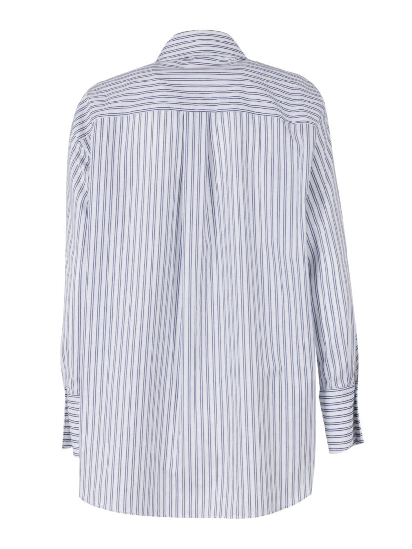 Elisabetta Franchi Classic Striped Button-Down Shirt