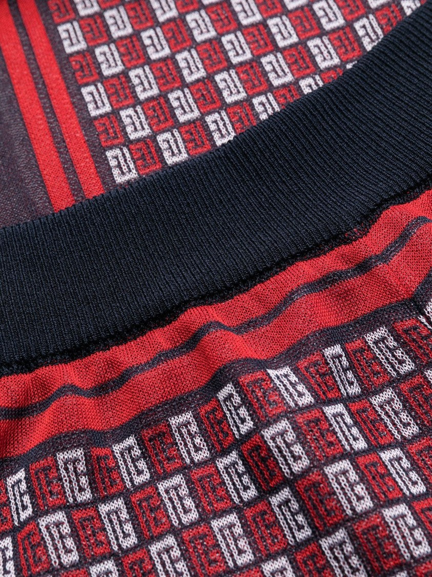 Balmain Monogram Check Knit Large Pant