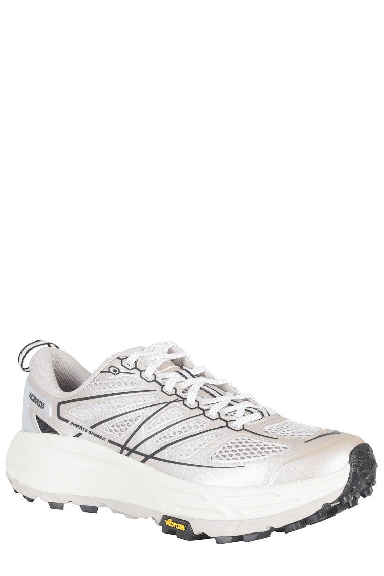Hoka Gray Black U Mafate Speed 2 Ts Mesh Sneakers