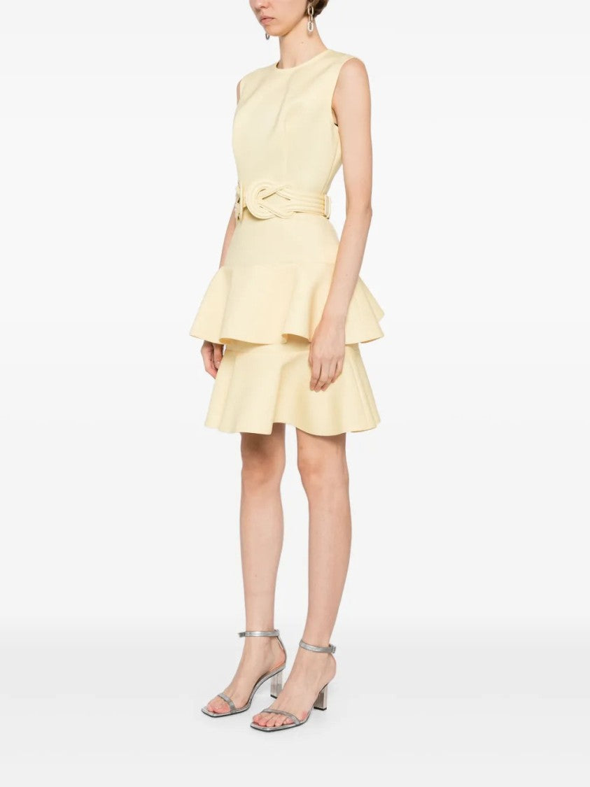 Saiid Kobeisy Midi Ruffled Dress