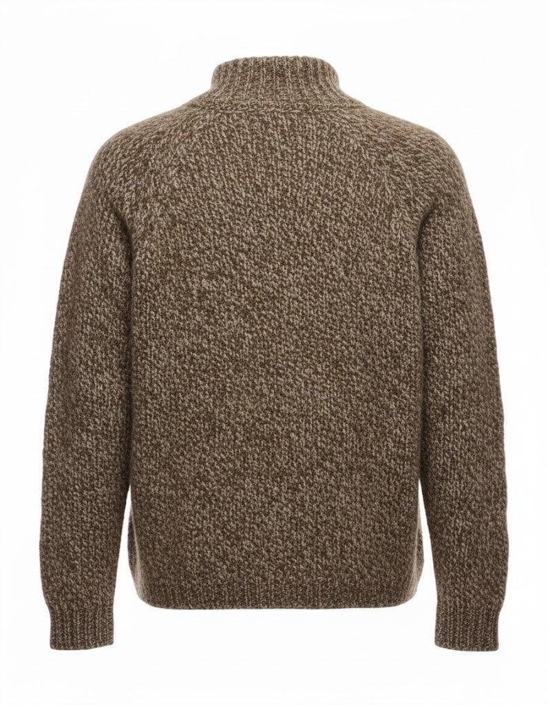 Fabrizio Del Carlo Textured Wool Mélange Sweater