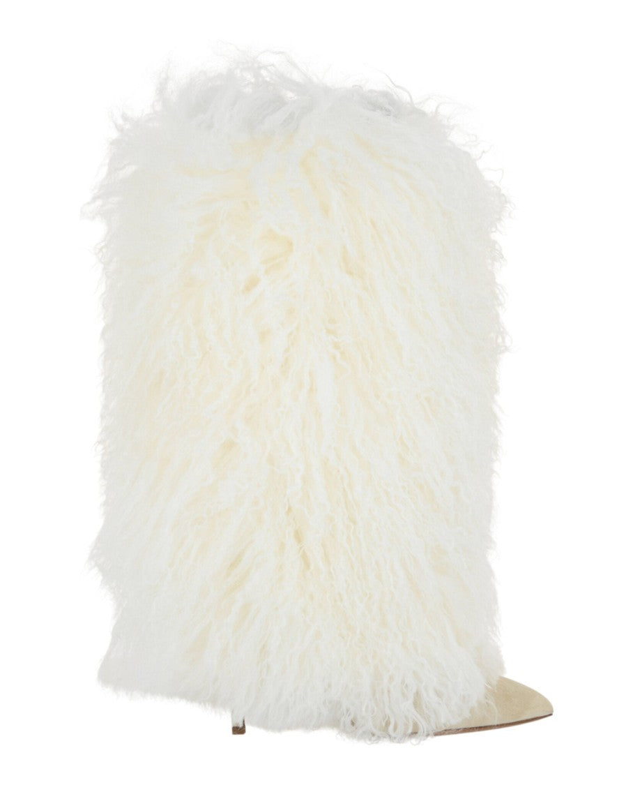Paris Texas Furry Mid-Calf Boots