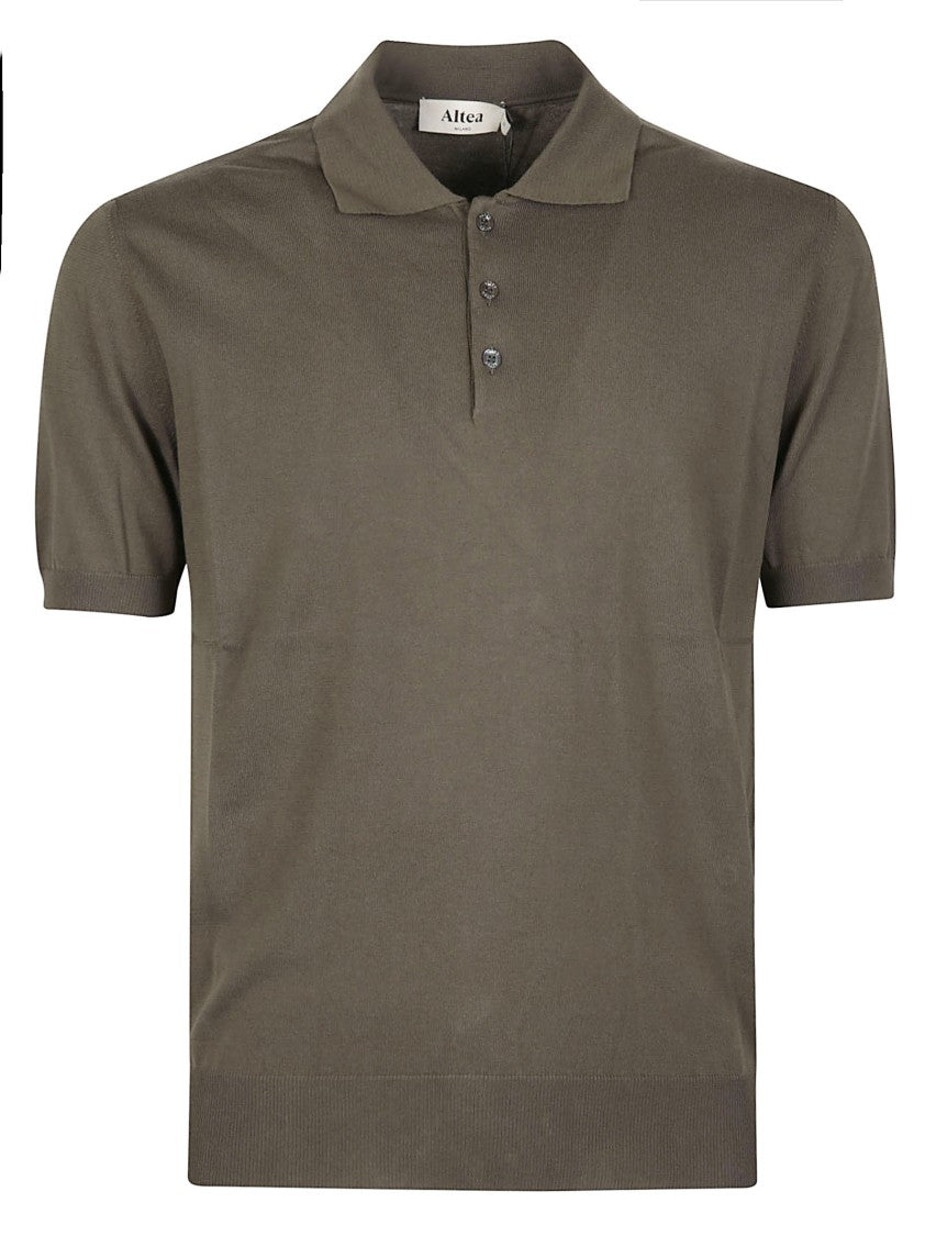 Altea Short-Sleeve Cotton Polo Shirt