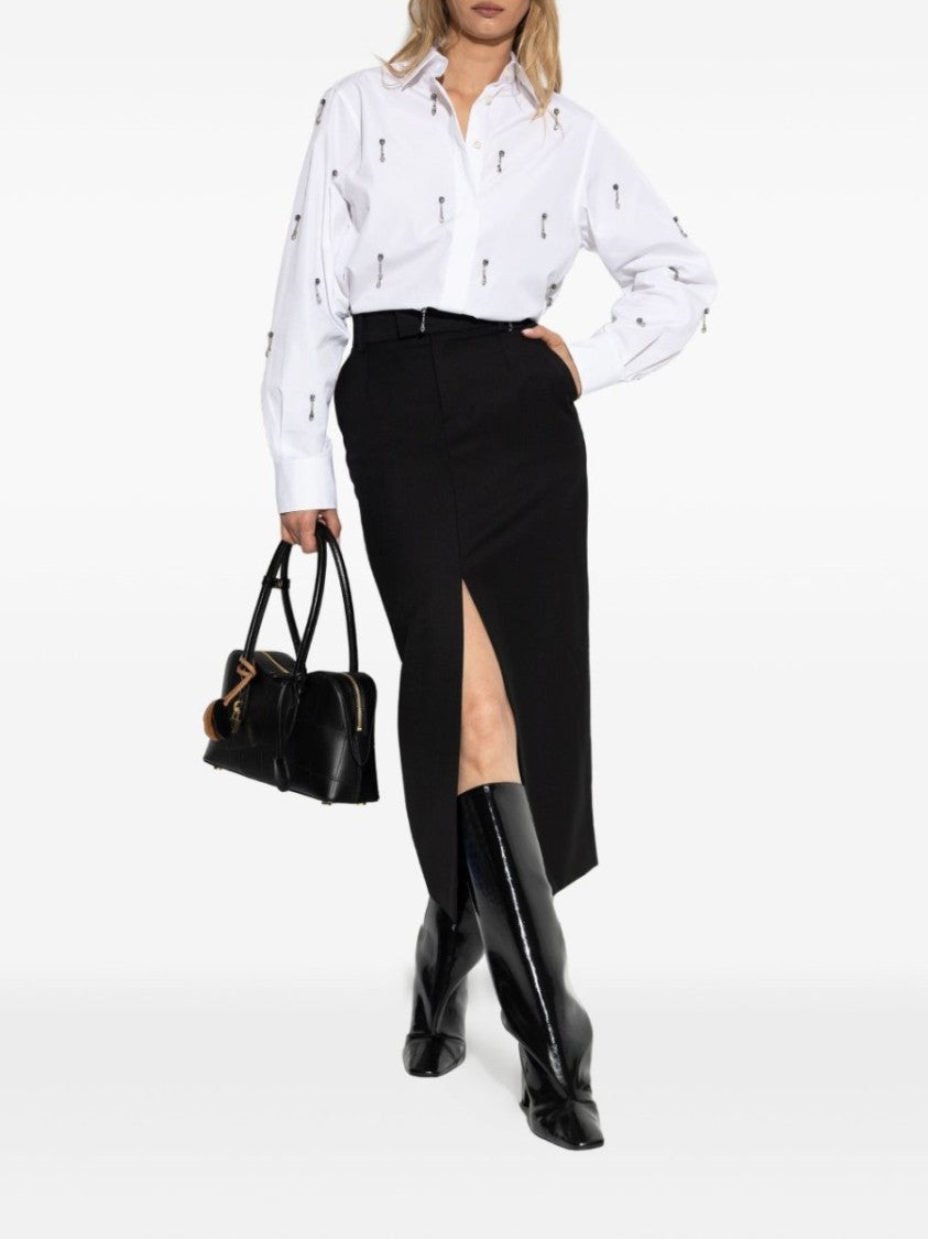 Stella Mccartney Cotton Crystal Embellished Shirt