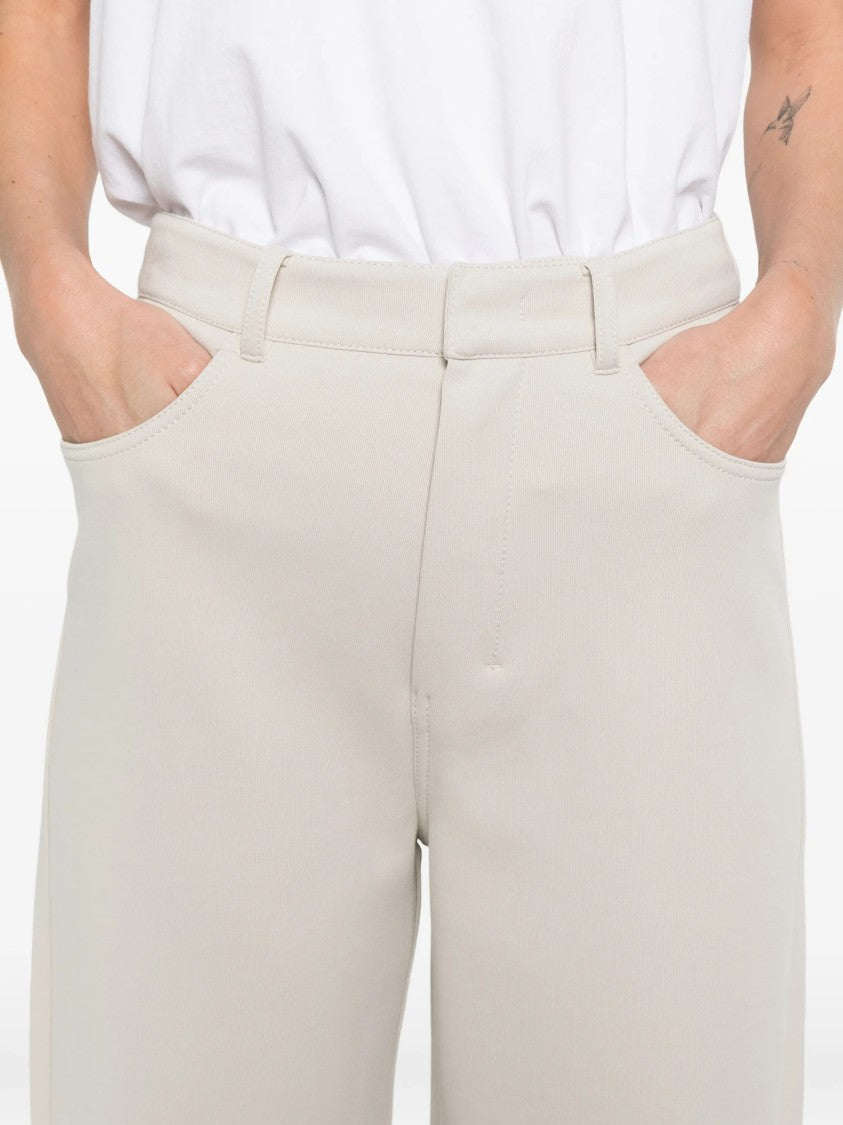 Max Mara Wide-Leg Pants With High Waist And Structured Finish