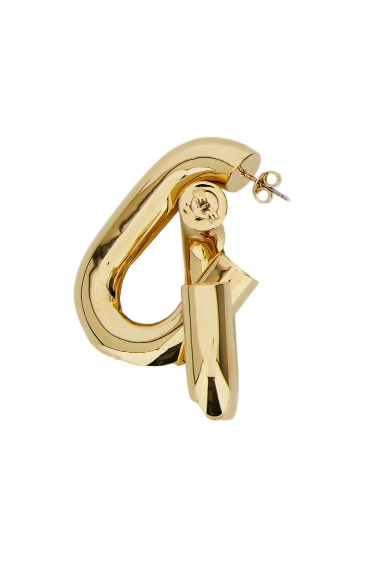 Rabanne Xl Link Hoops With Unique Square Design