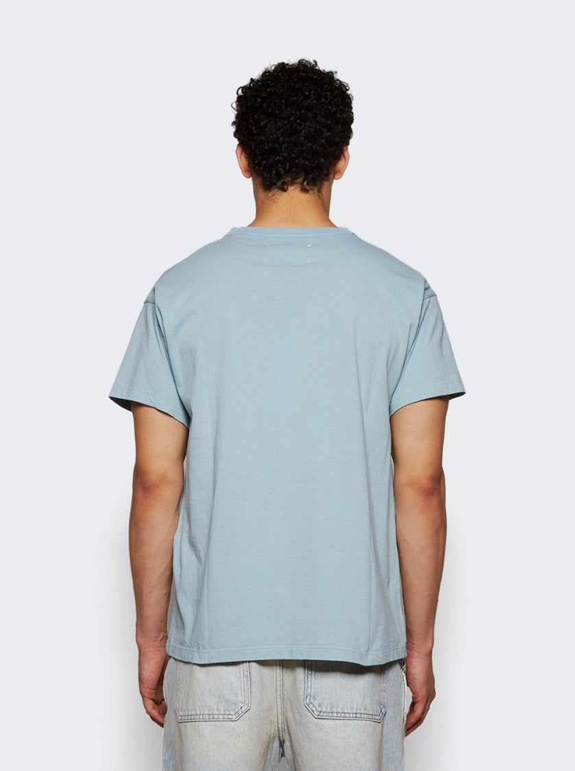 Maison Margiela Stamp Logo Tee Baby Blue