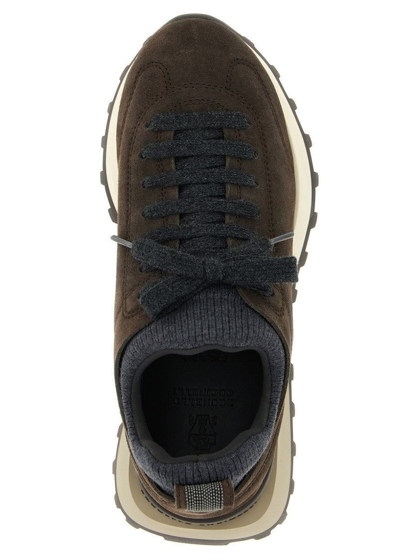 Brunello Cucinelli Suede Sneakers