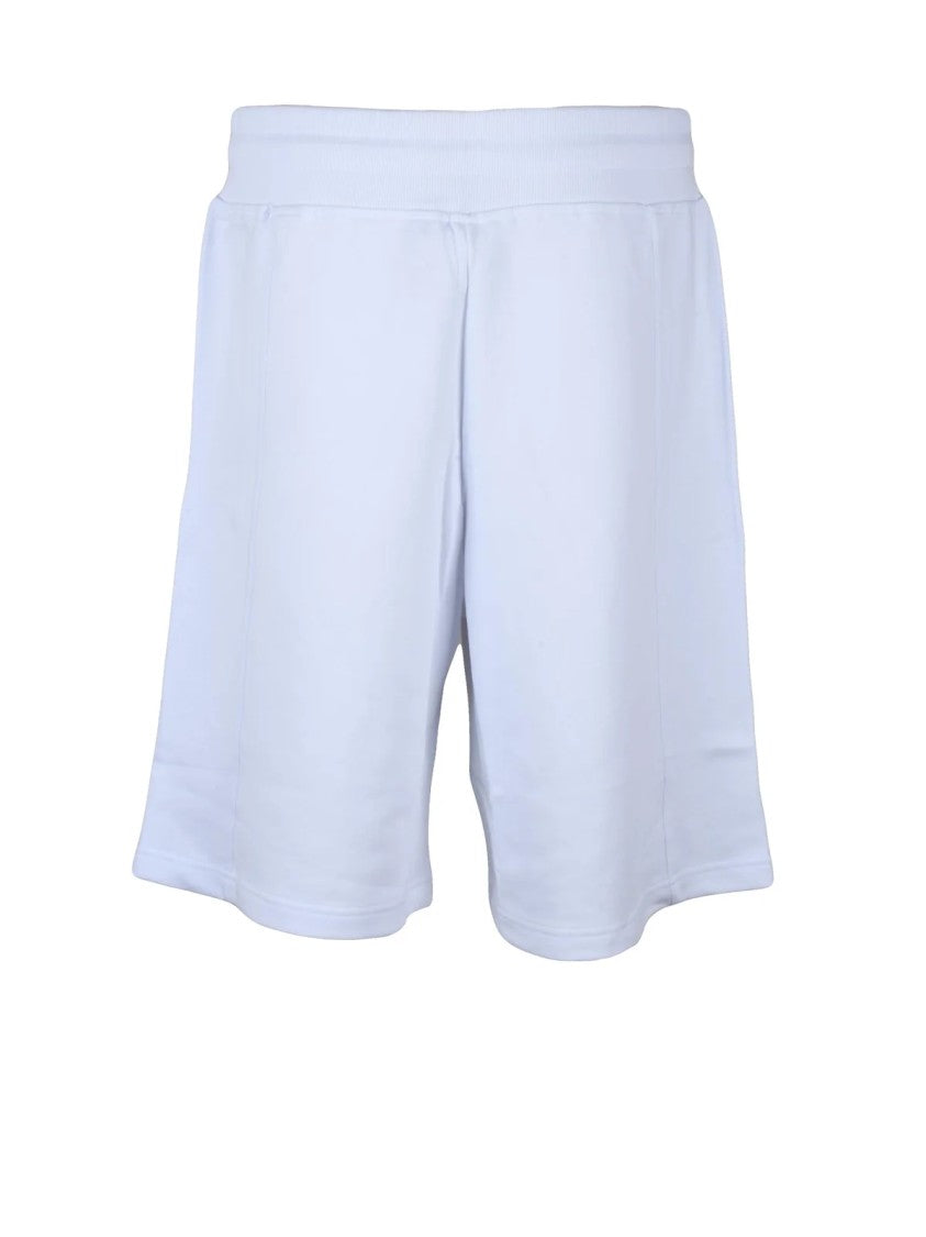 Versace Jeans Couture White Cotton Sweat Shorts