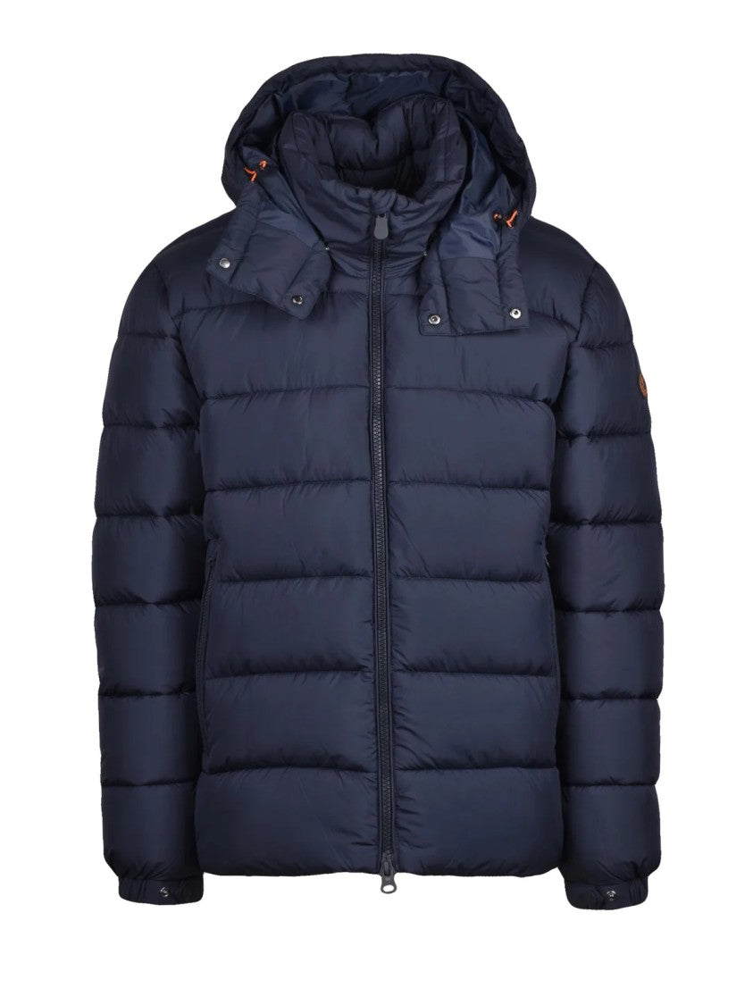 Save The Duck Blue Recycled Polyester Down Jacket