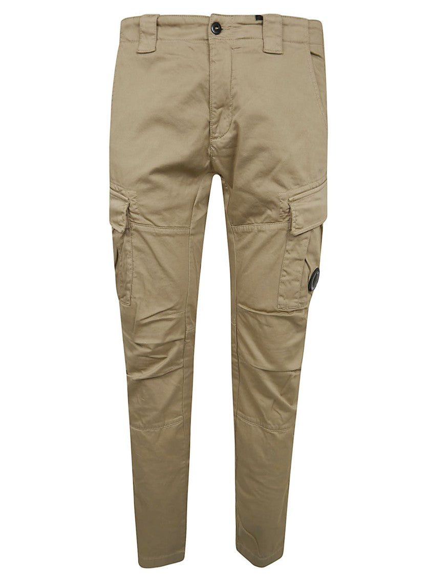 C.P. Company Ergonomic Fit Cargo Pants In Stretch Cotton Sateen