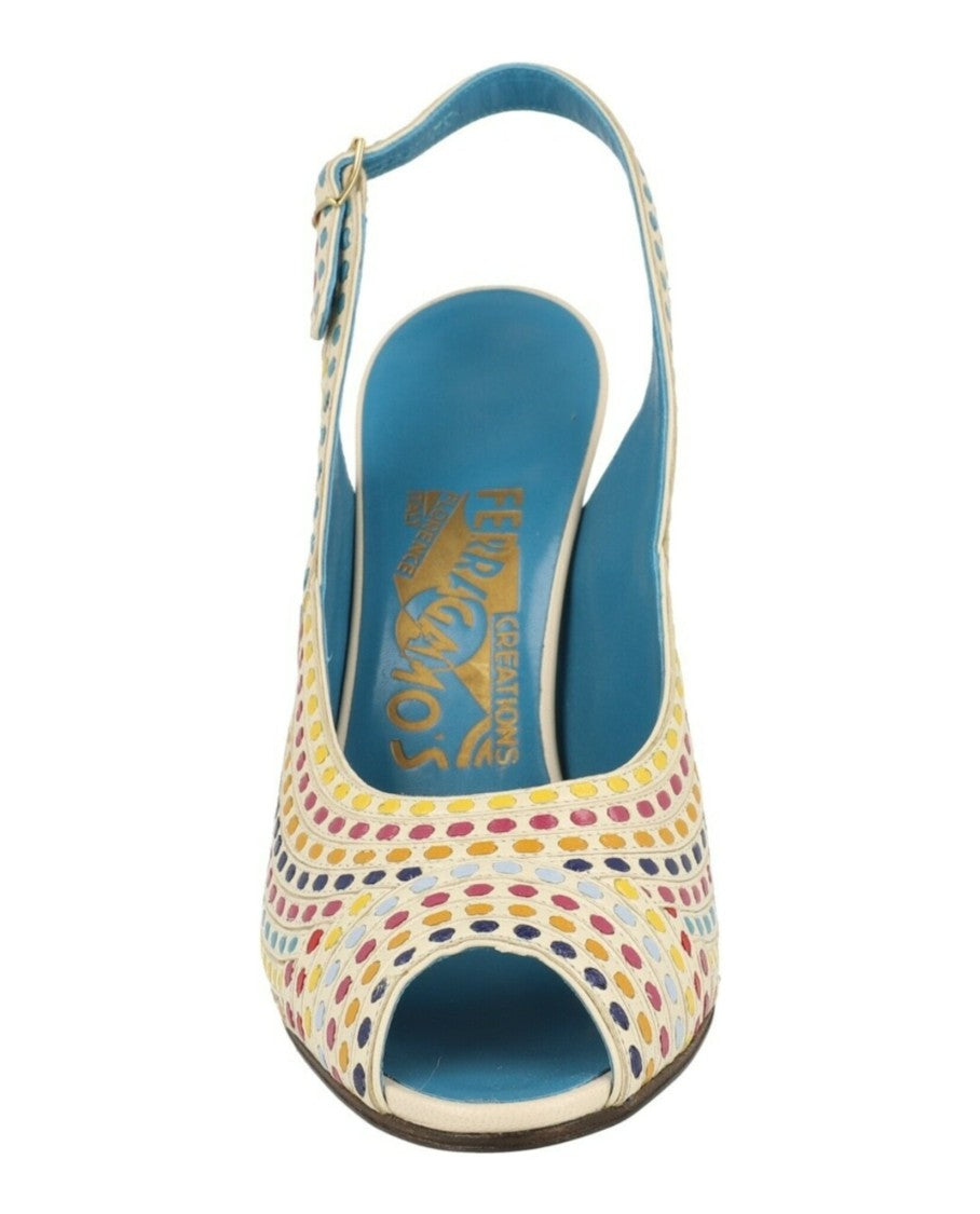 Ferragamo Margareth Archive Limited Edition Slingback Heels