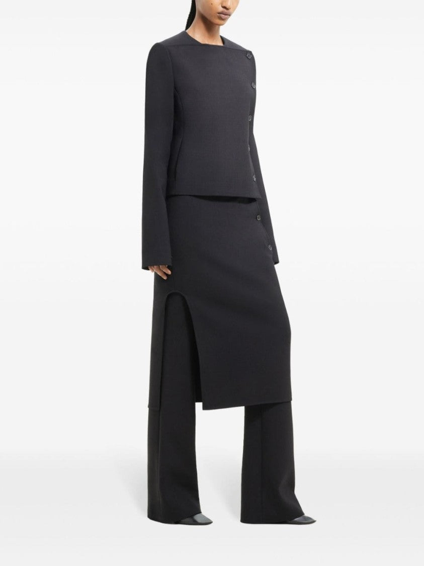Courrèges Crew Neck Tailored Jacket