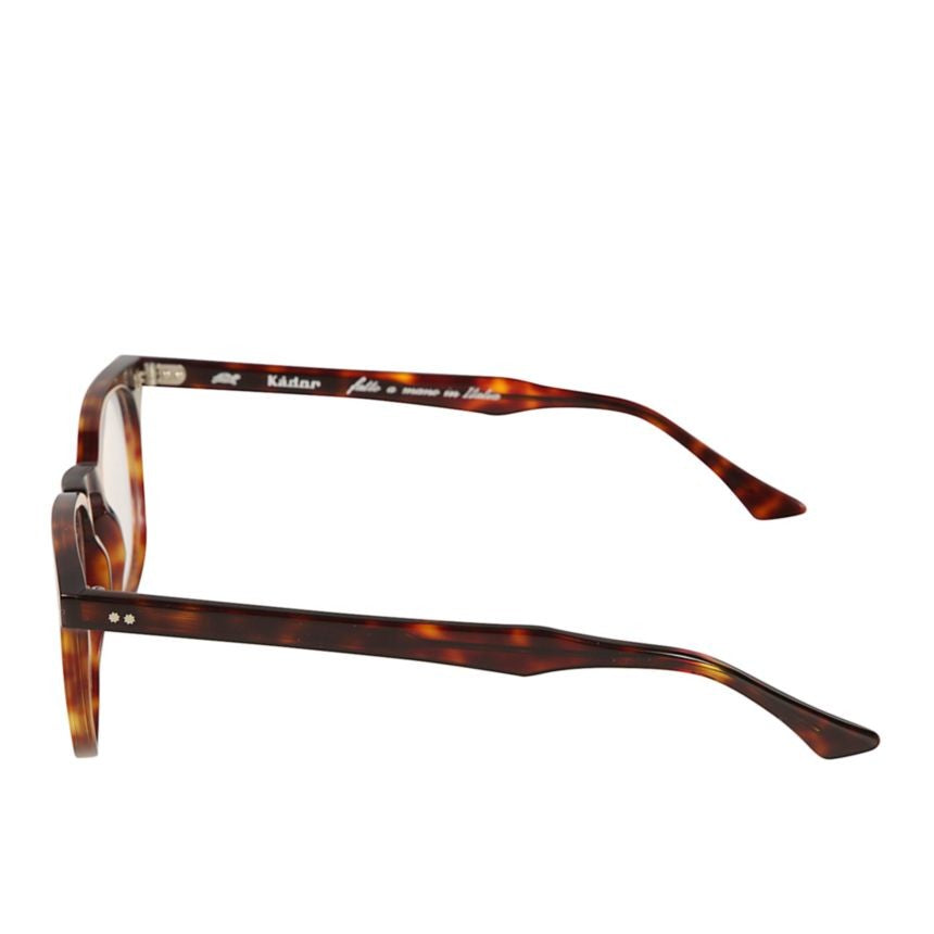 Kador Dante Rectangular Tortoiseshell Frame Eyewear With Silver Rivet Details