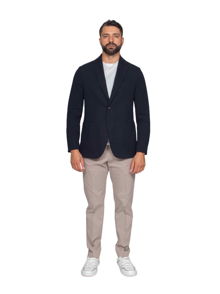 Circolo 1901 Structured Fit Tailored Jacket With Classic Lapel And Polished Finish