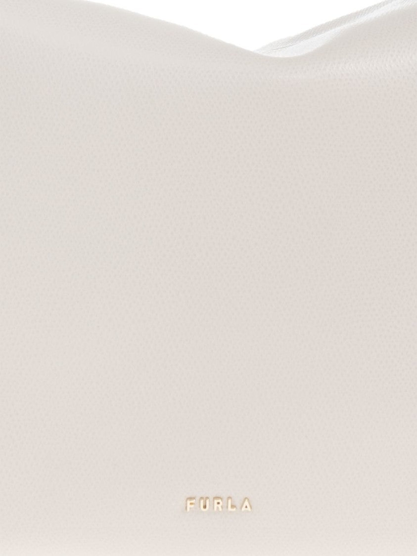Furla Rectangular Leather Handbag With Gold-Tone Hardware