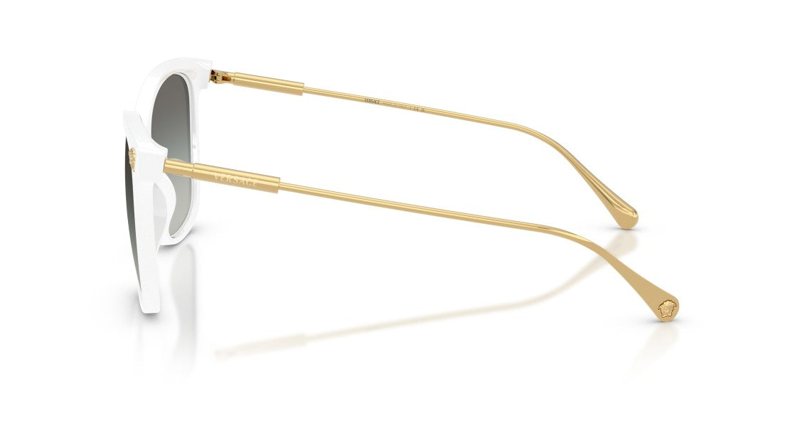 Versace Oversized Square Sunglasses With Gold Accents