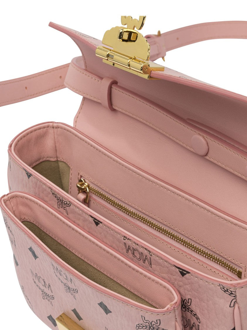 Mcm Structured Pink Crossbody Bag