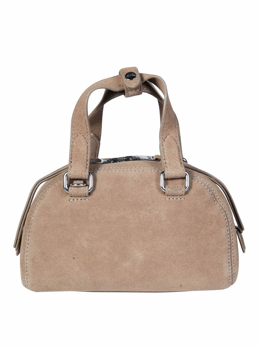 Diesel Dome Suede Crossbody Bag