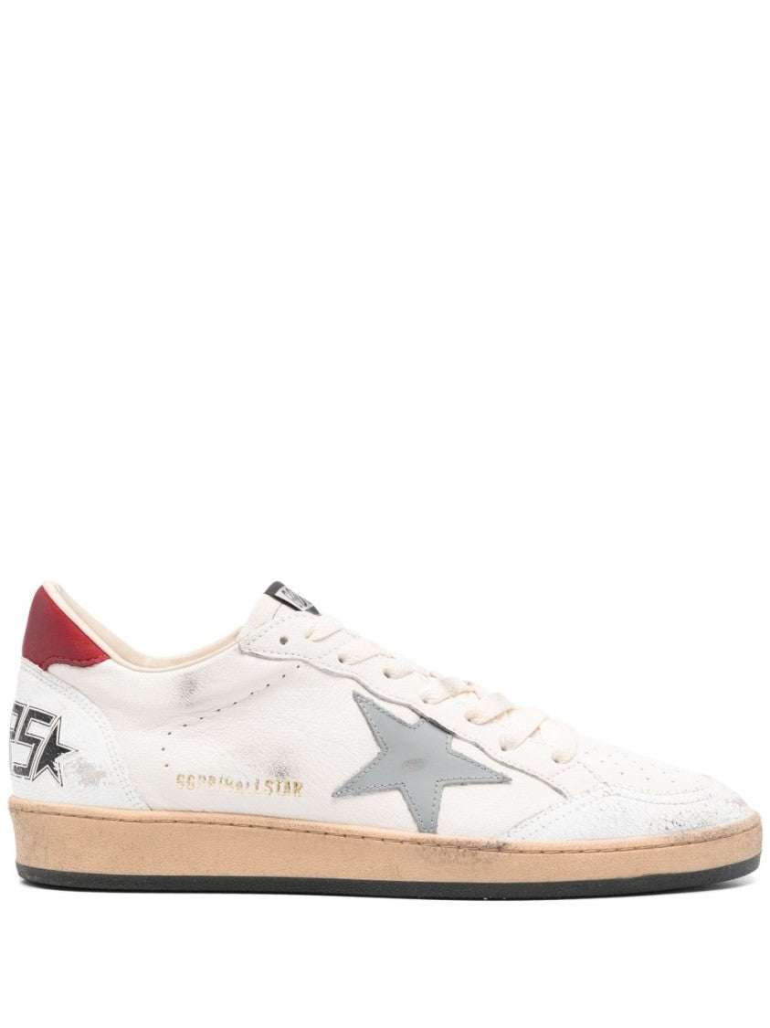 Golden Goose Low-Top Sneakers With Grey Star Detail