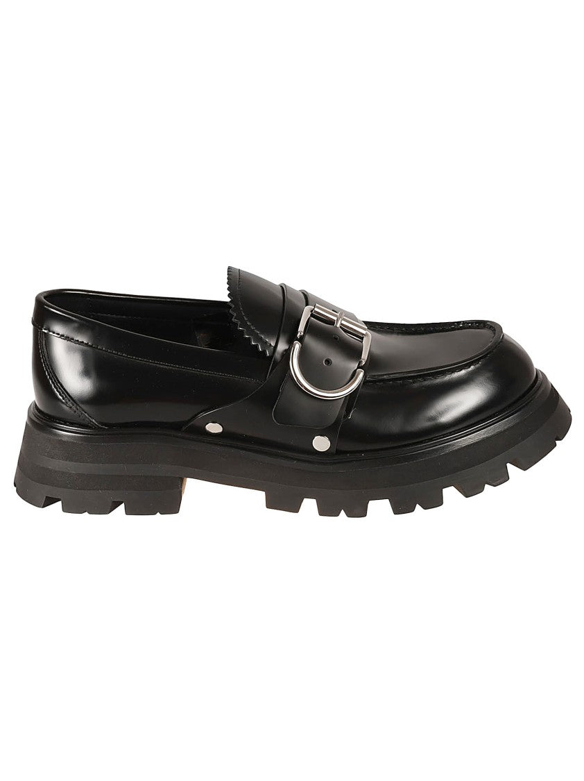 Alexander Mcqueen Sole Black Flat Shoes