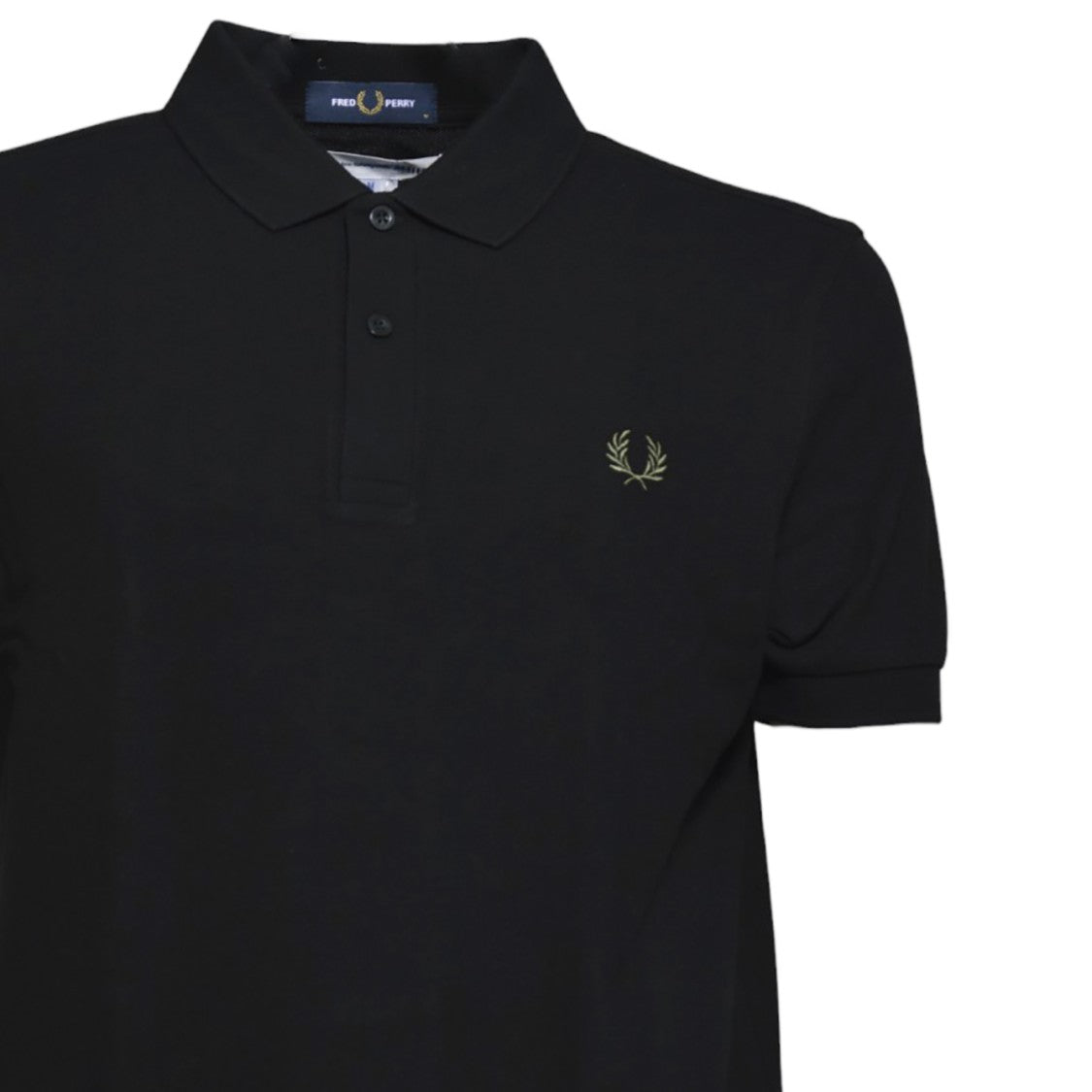 Comme Des Garçons Black Cotton Knit Polo Shirt