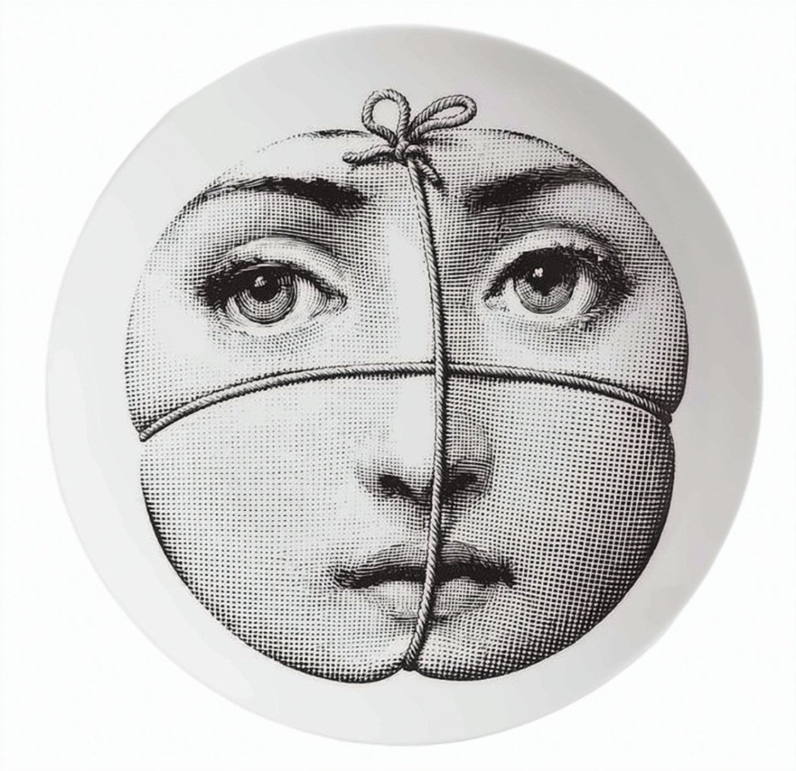 Fornasetti Tema E Variazioni Porcelain Plate