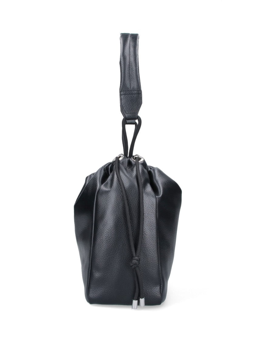 Vivienne Westwood "Hilary" Large Bucket Bag – Black