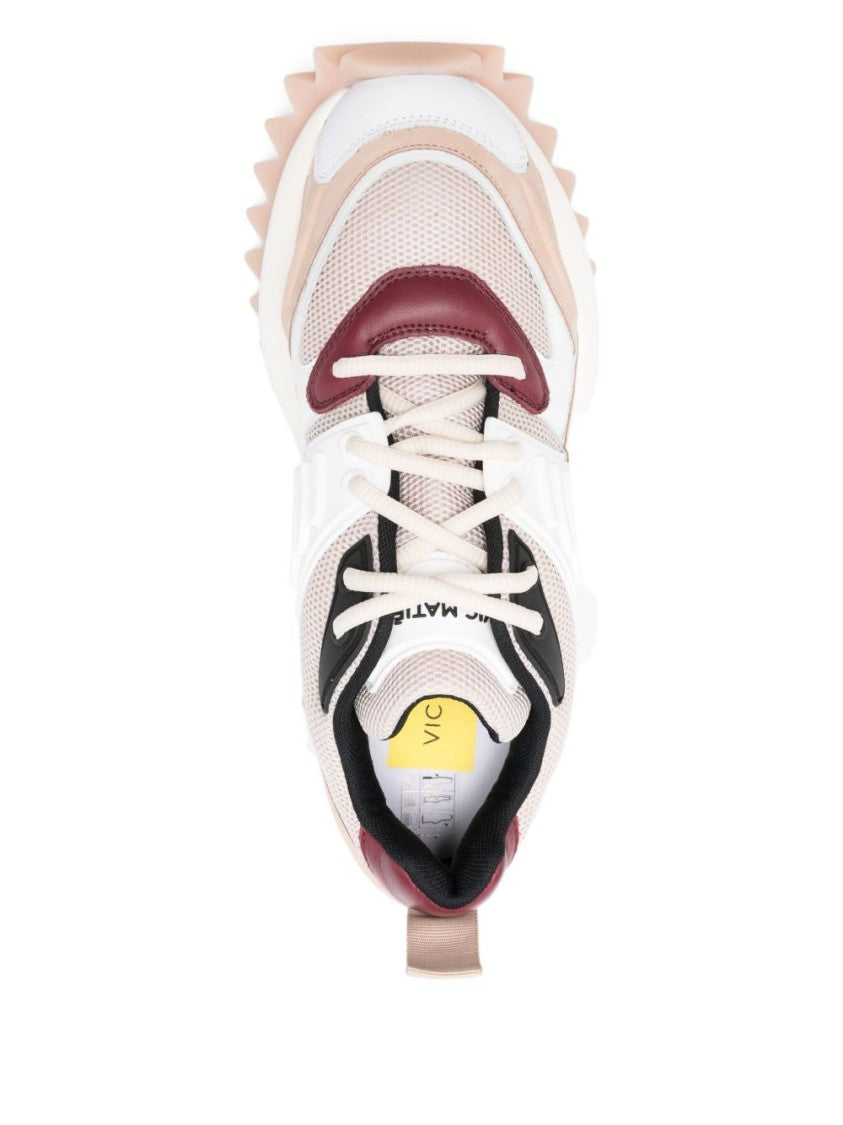 Vic Matié Multicolour Mesh Panelled Chunky Rubber Sneakers