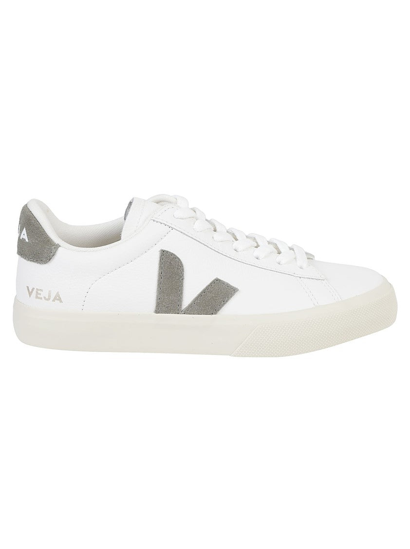Veja Campo Chrome-Free Leather Suede-Accent Sneakers