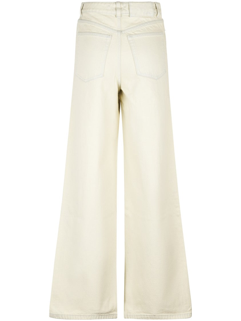 A.P.C. Wide-Leg Trousers With High Waist And Five-Pocket Design