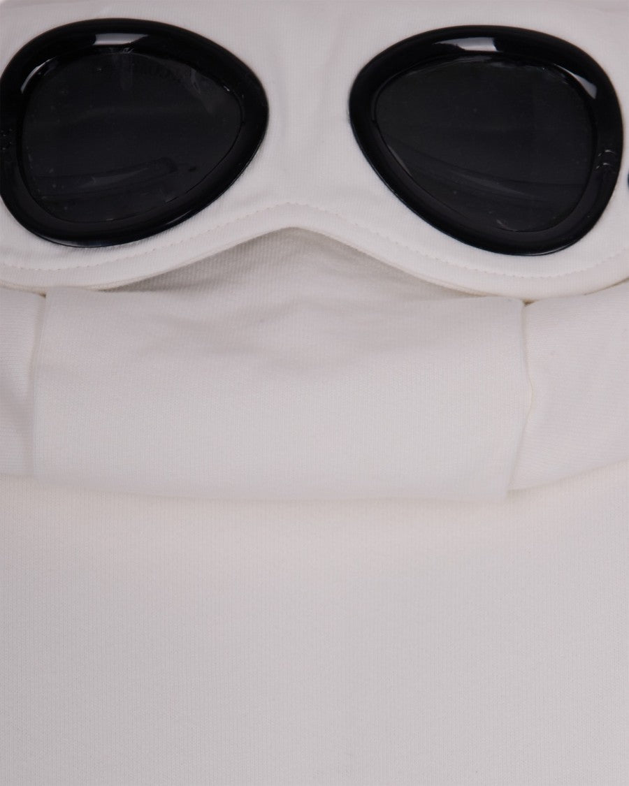 C.P. Company Diagonal Raised Fleece Hoodie With Adjustable Goggle Hood