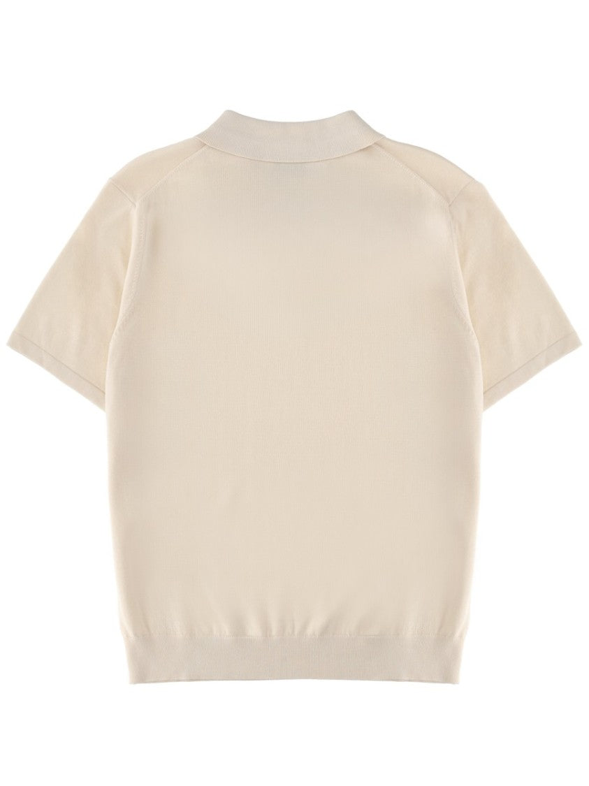 Ps Paul Smith Zip Organic Cotton Half-Zip Polo Shirt