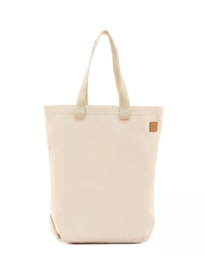 Il Bisonte Natural Cotton Canvas Tote Bag