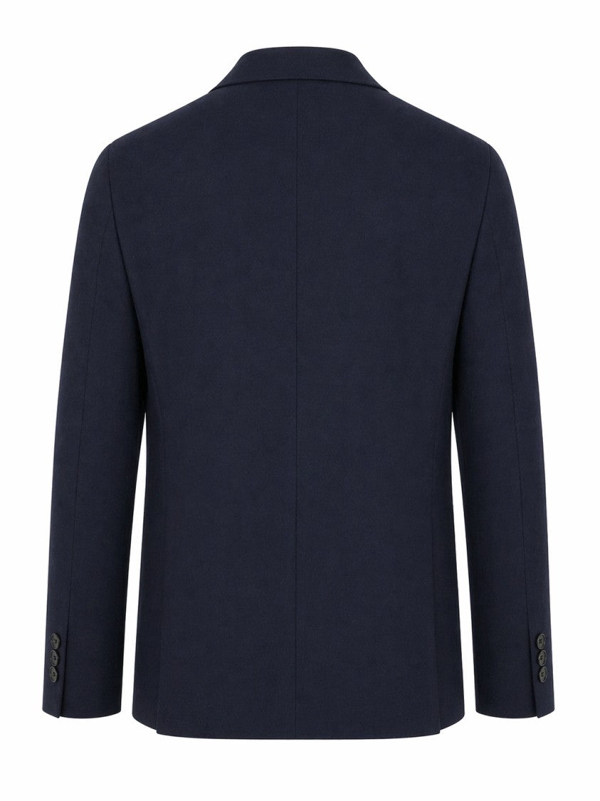 Manuel Ritz Navy Blue Half Lined Patch Jacket