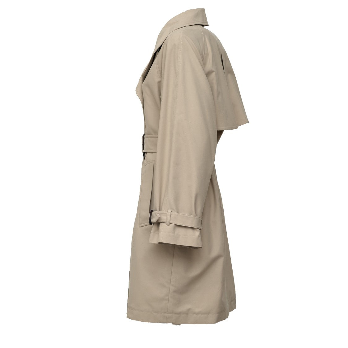 Max Mara Radioso Water-Resistant Cotton Gabardine Trench Coat