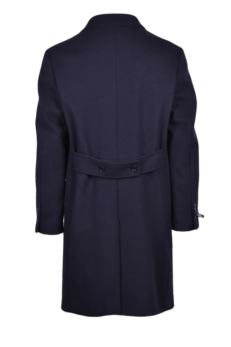 Daniele Alessandrini Double-Breasted Coat - Blue