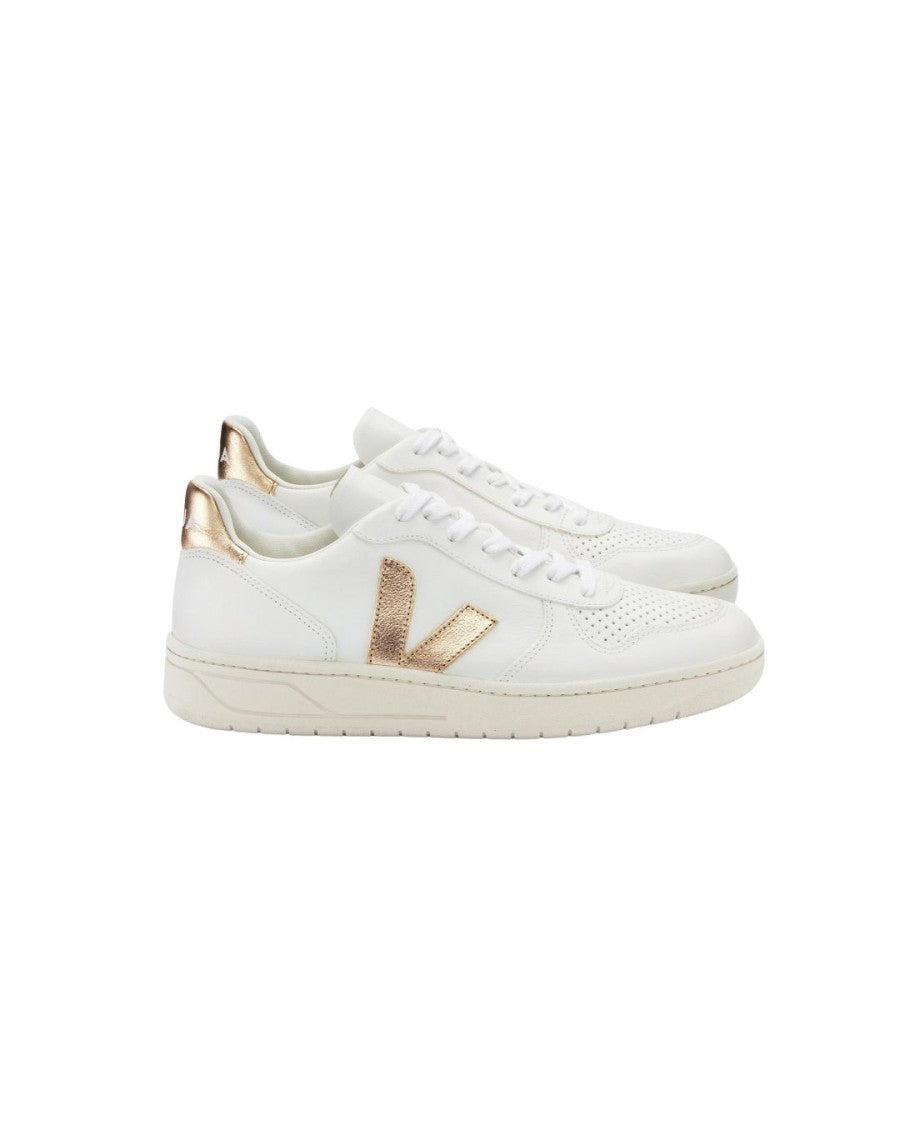 Veja V-10 Leather Sneakers