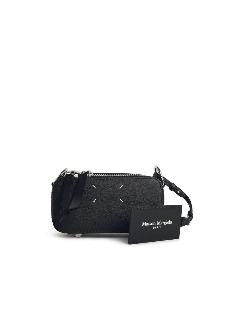Maison Margiela Doll' Black Leather Crossbody Bag