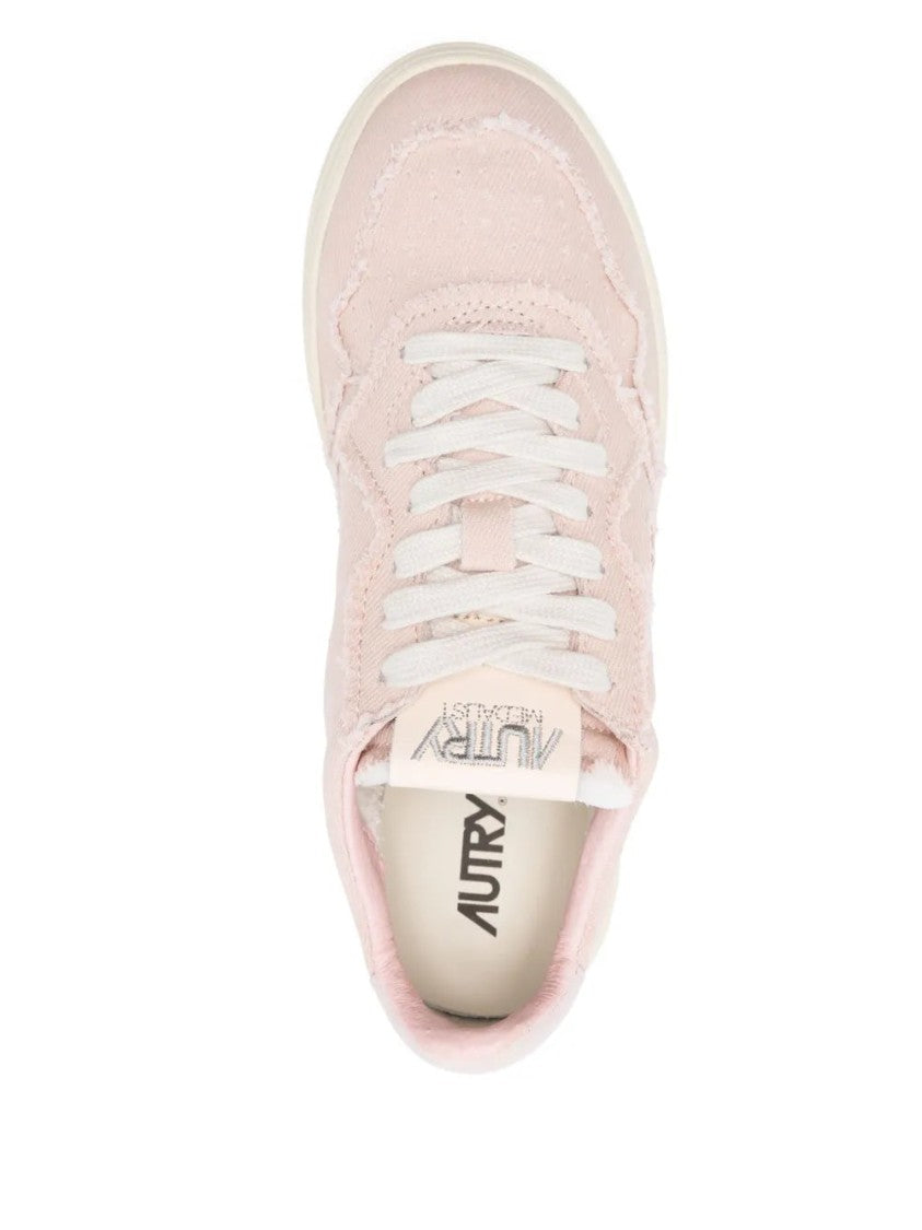 Autry Peach Pink Medalist Sneakers