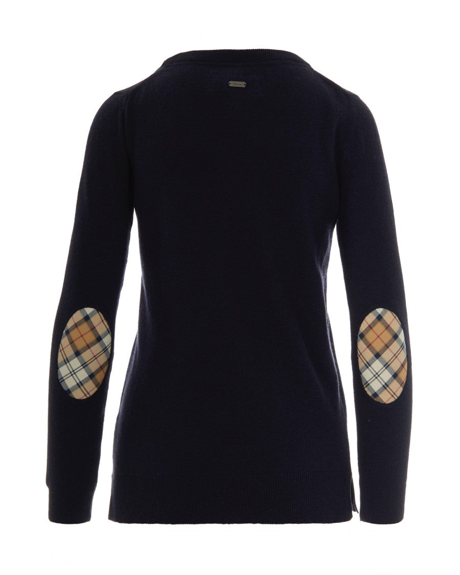 Barbour Blue Crew Neck Sweater