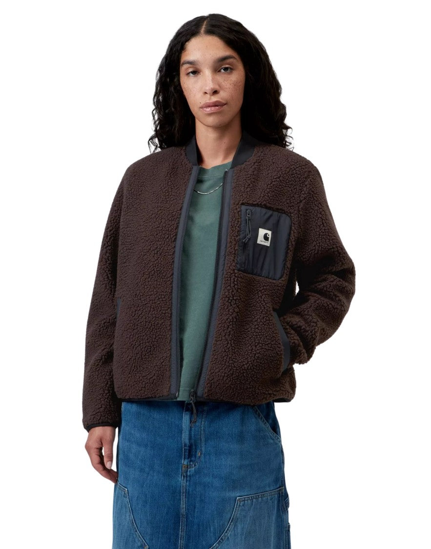 Carhartt Wip Palisander Black Janet Polyester Fleece Jacket