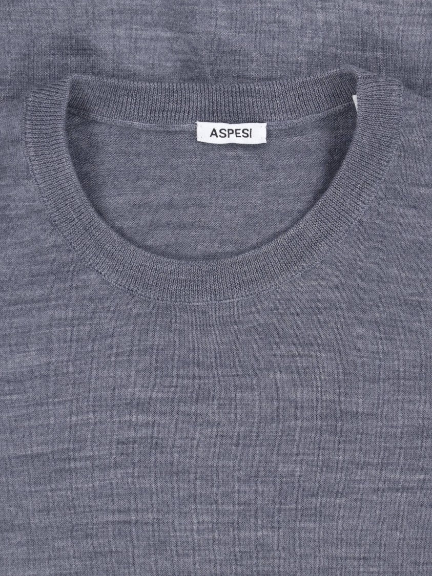 Aspesi Brown Virgin Wool Sweater