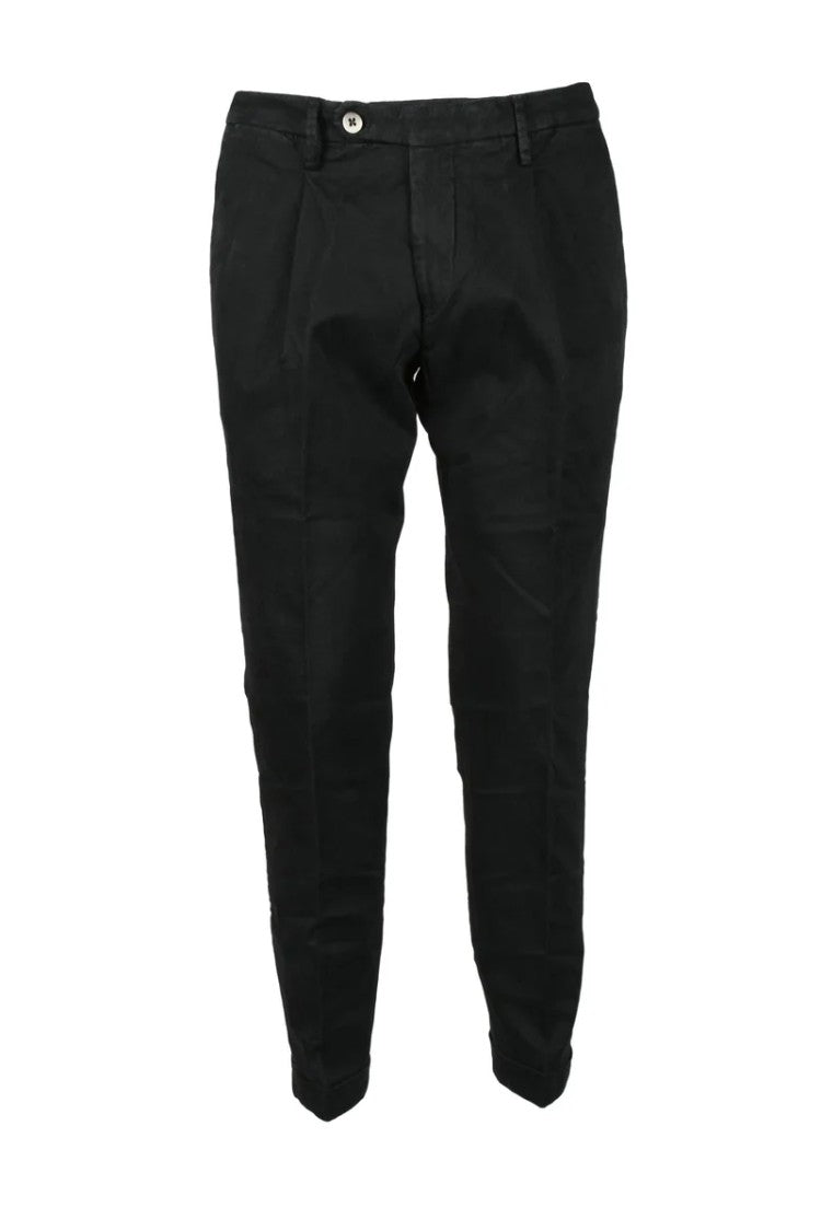 Michael Coal Tapered Fit Casual Pants With Dynamic Stretch Composition