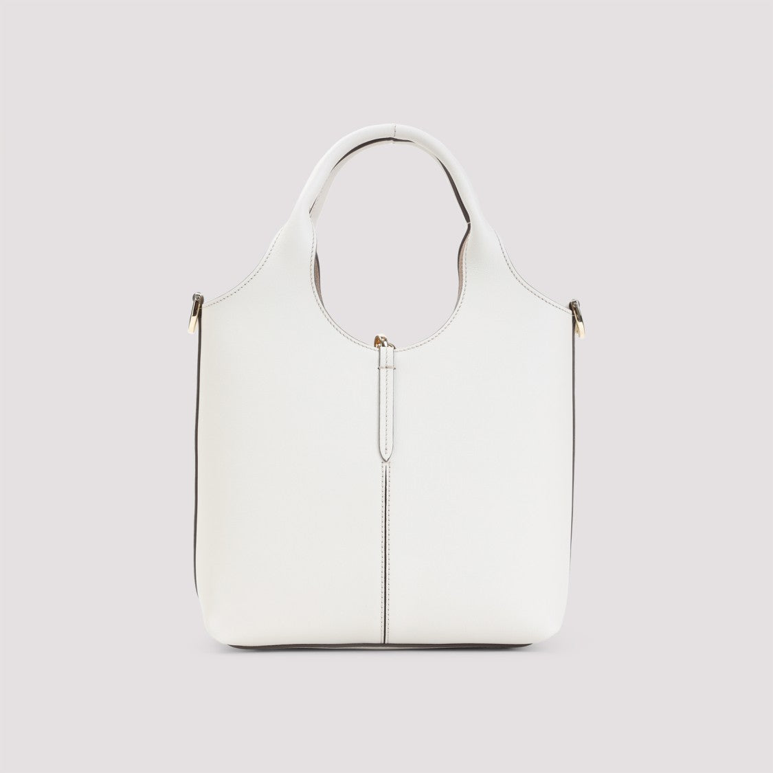 Tod's Natural White Lime Suede Leather Ebr Shopping Bag