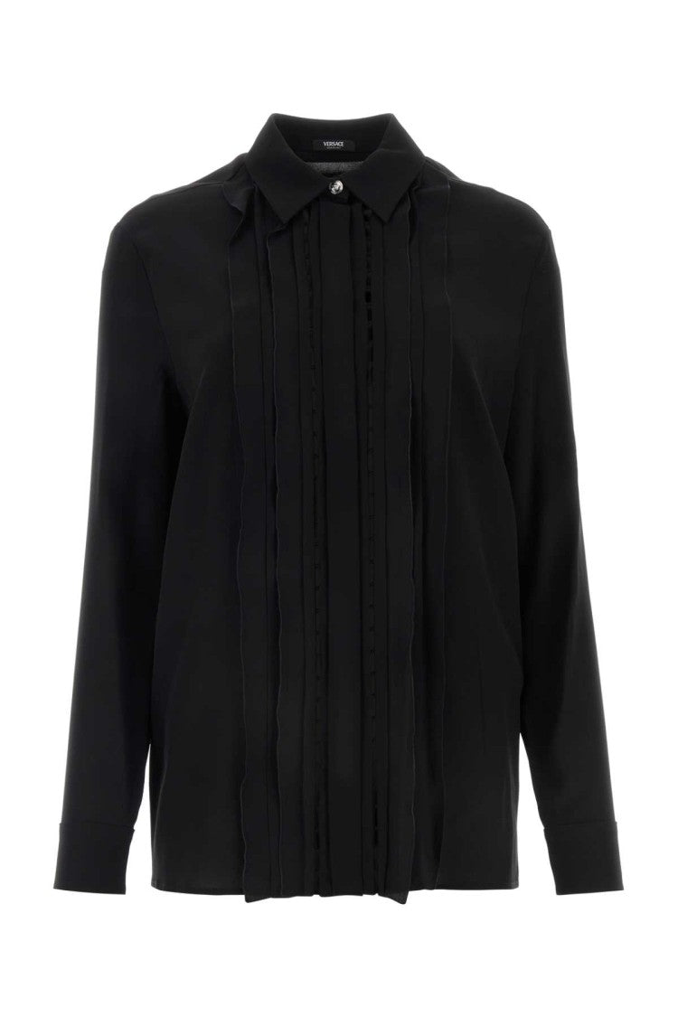 Versace Black Crepe Shirt