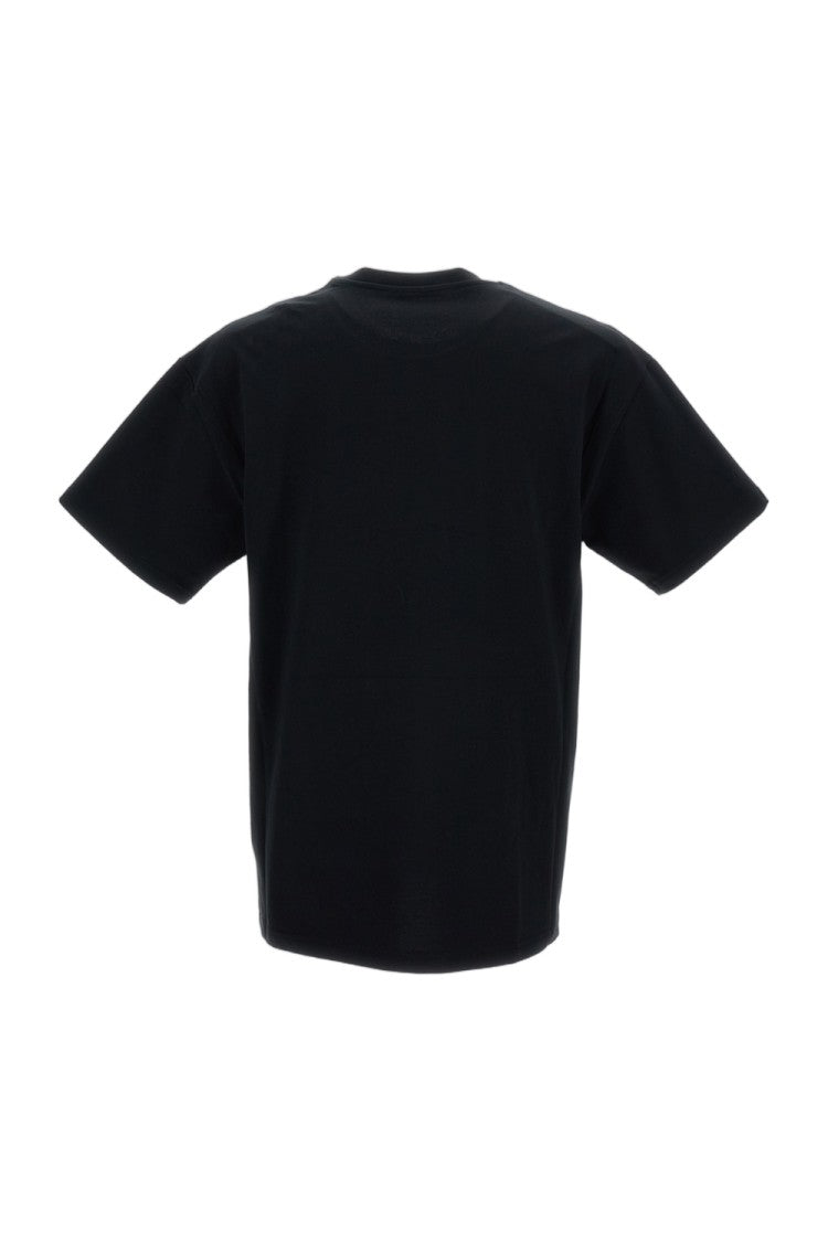 Givenchy Regular Fit Cotton T-Shirt With Grosgrain Logo Detail